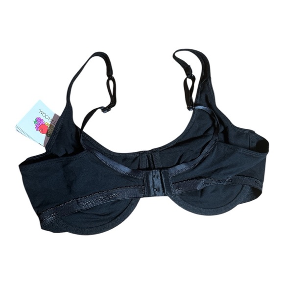 Fruit of the Loom Unlined Underwire Bra | 38D | Black | NWT - Picture 4 of 5